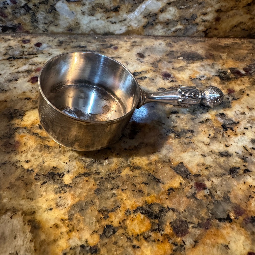 Towle EP 3232 Silverplate Porringer coffee
Scoop with Ornate Handle Vintage